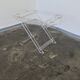 Table d’appoint en plexiglas vintage