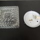 Square glass ceiling light