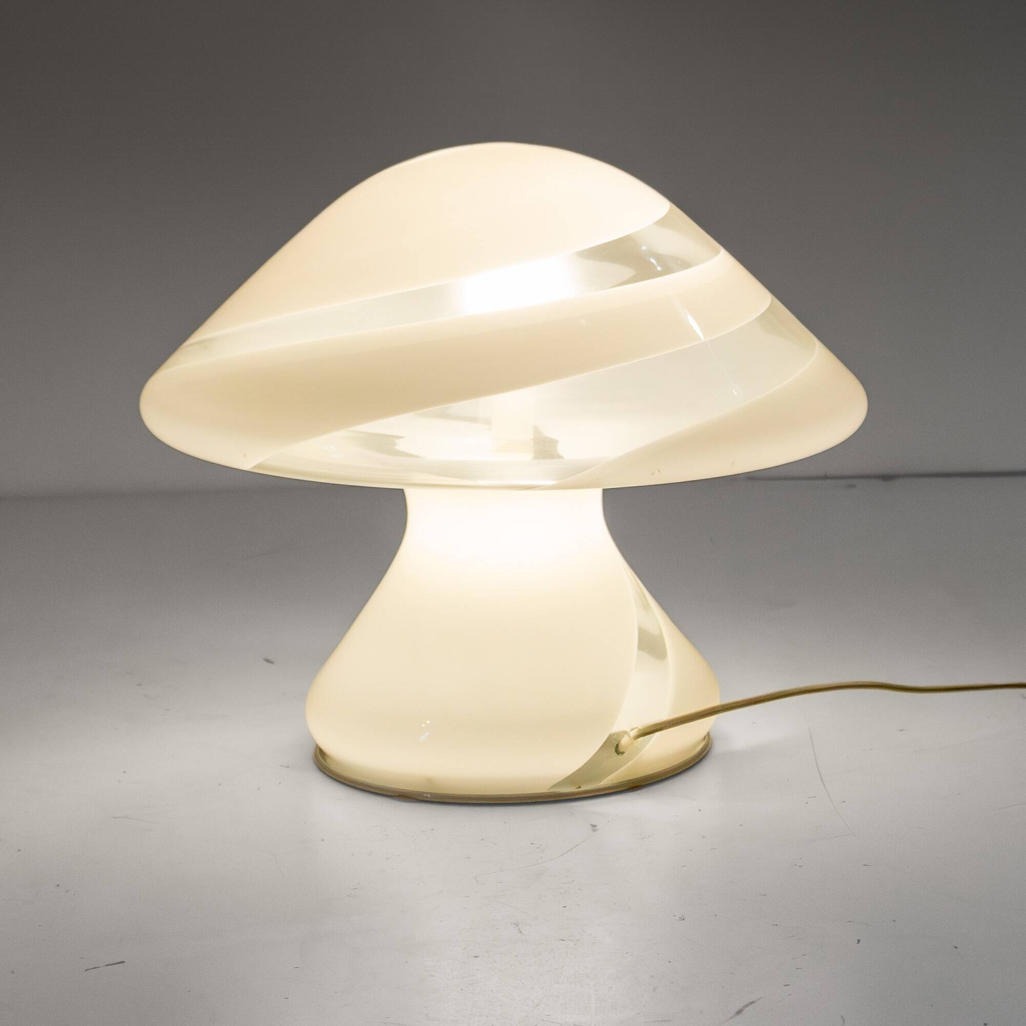 1970s Murano Glass Mushroom Table Lamp by Carlo Nason for Mazzega