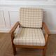 Modernist armchair in solid pine