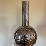 Vintage seventies chrome pendant light