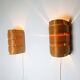 Model V155 Curved Pine Veneer Wall Lamps By Hans-Agne Jakobsson For Markaryd, Sweden 1960S