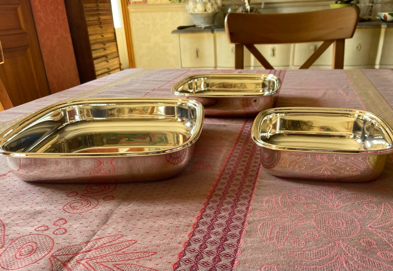 Set of 3 Silver-Plated Bowls