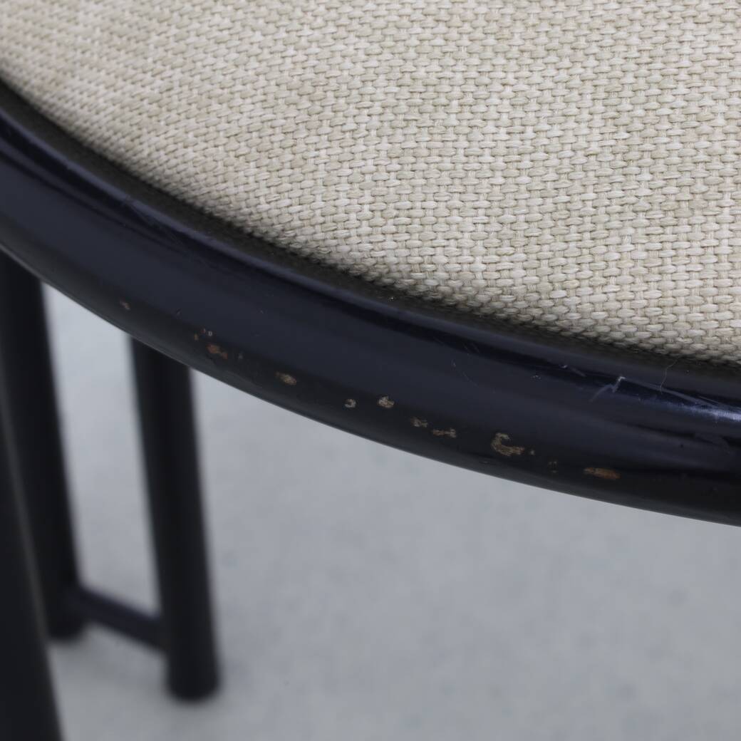 6x Postmodern Dining Chair, 1980s NEW upholstery