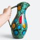 French Mid-Century Studio Pottery Pitcher/ Vase, Hand-Decorated, C. 1960