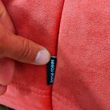 100% original – Togo 1 seater bench – Red Alcantara (Goya Red) by Lig