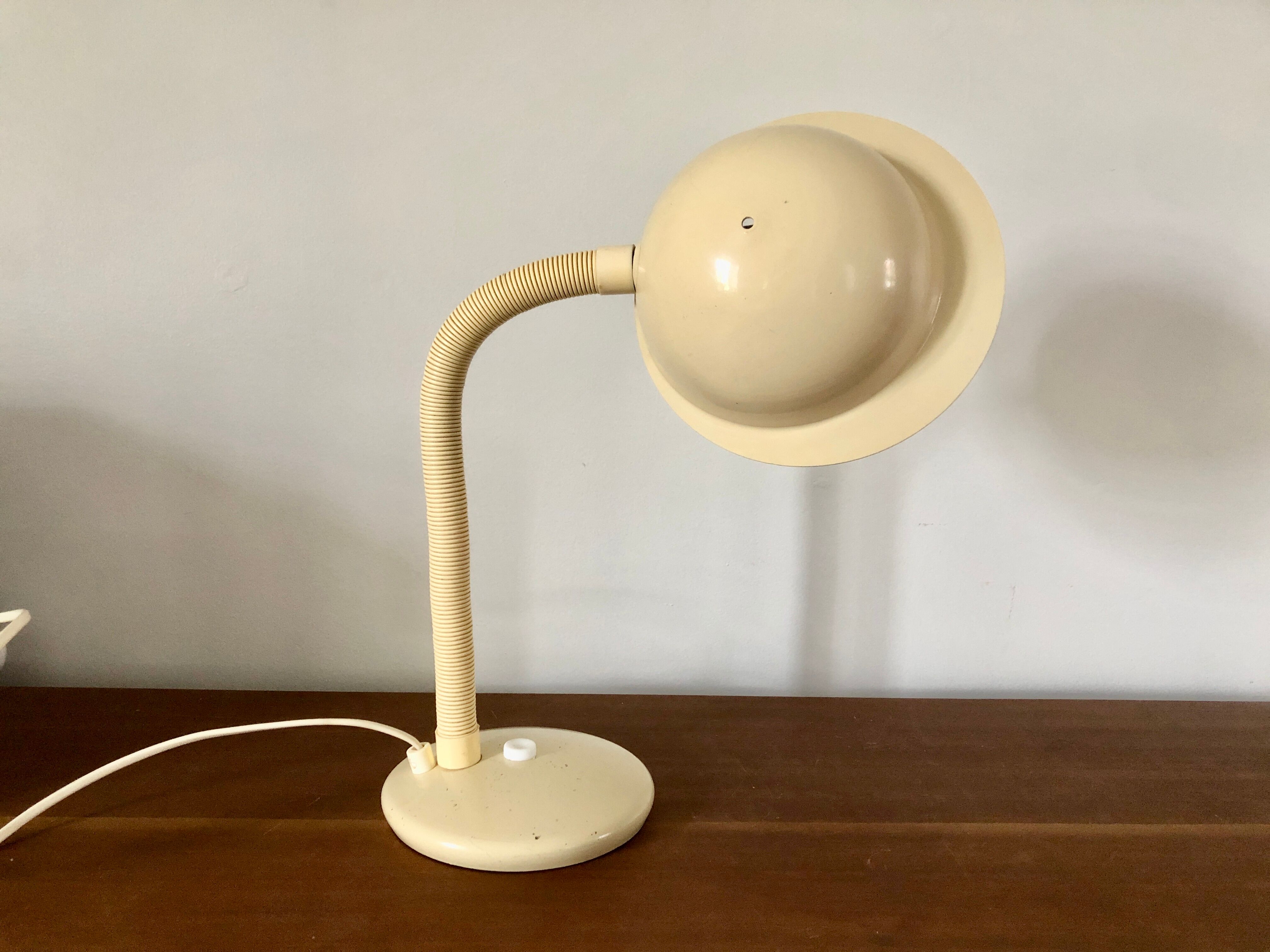 Beige desk lamp Aluminor 1970