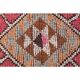 Vintage Turkish Oushak Handmade Wool Cotton Pink Runner Rug 86x362