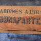 Wooden crate "Sardines Bonaparte"