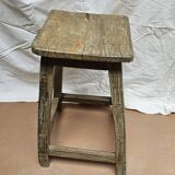 Burmese teak workshop stool
