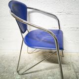 Vintage leather chair by Effezeta