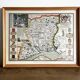 Hantshire Described and Devided, Reproduction of Map of County Hampshire by John Speed (1552-1629)