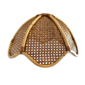 Rattan lampshade and canning to hang