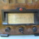 Radio set cabinetry vintage wood