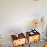 Pair of vintage bedside tables