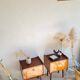Pair of vintage bedside tables