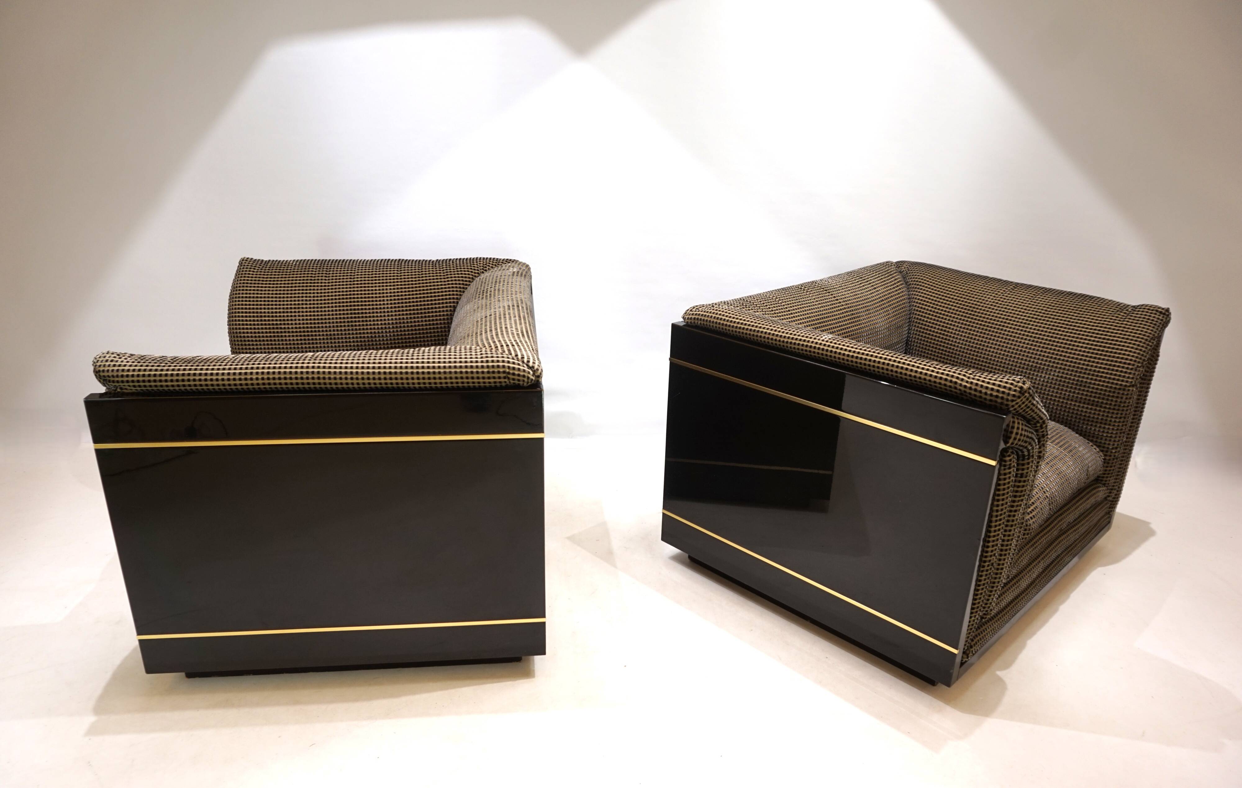 Ensemble de 2 chaises longues attribuées à Pierre Cardin, 1970