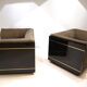 Ensemble de 2 chaises longues attribuées à Pierre Cardin, 1970