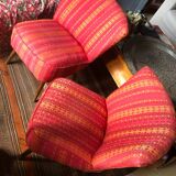 Paire de fauteuils scandinaves Cocktail MÖBELSTOFF, modèle KEMTAU