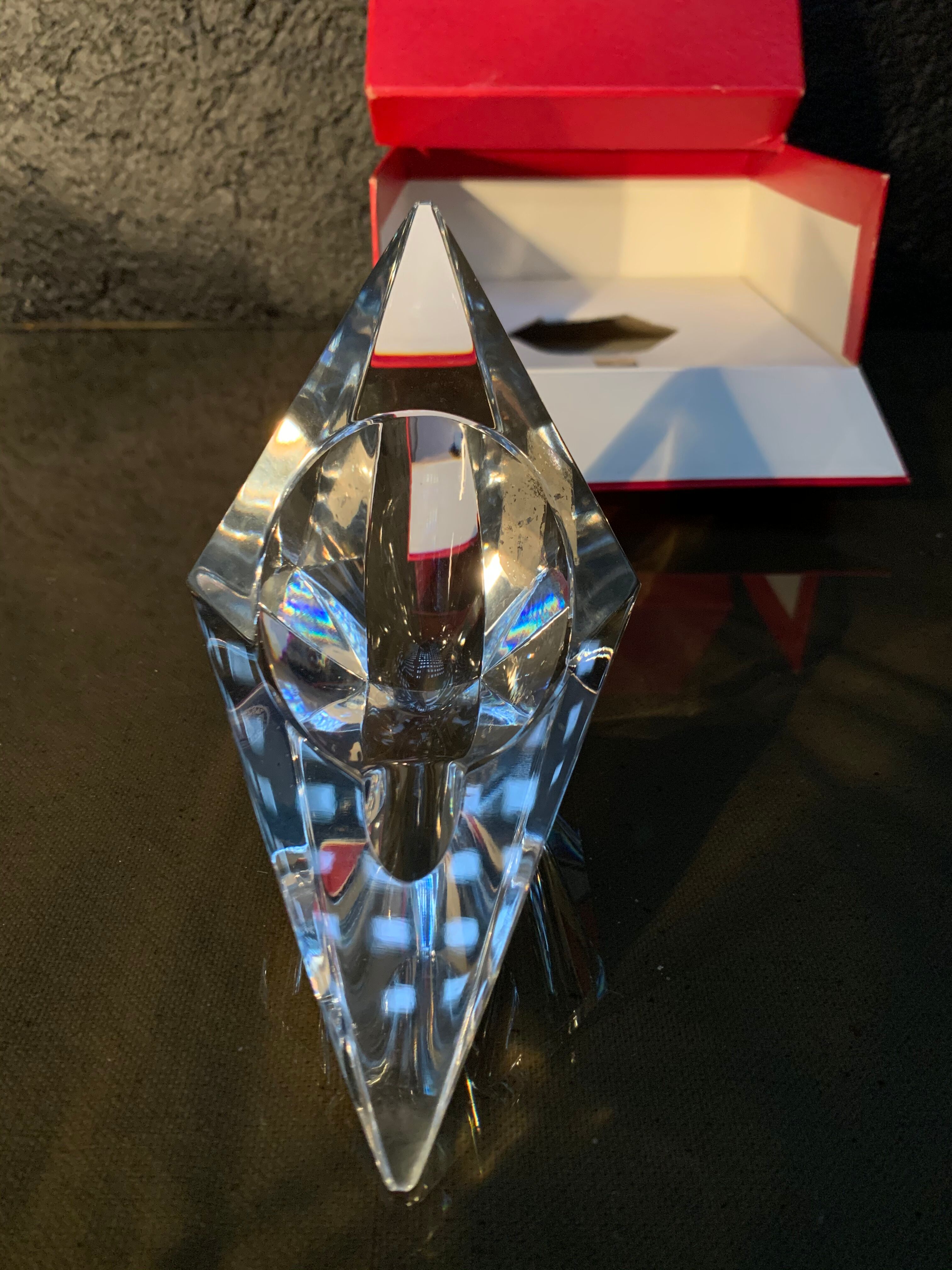 Baccarat, 1960 crystal ashtray