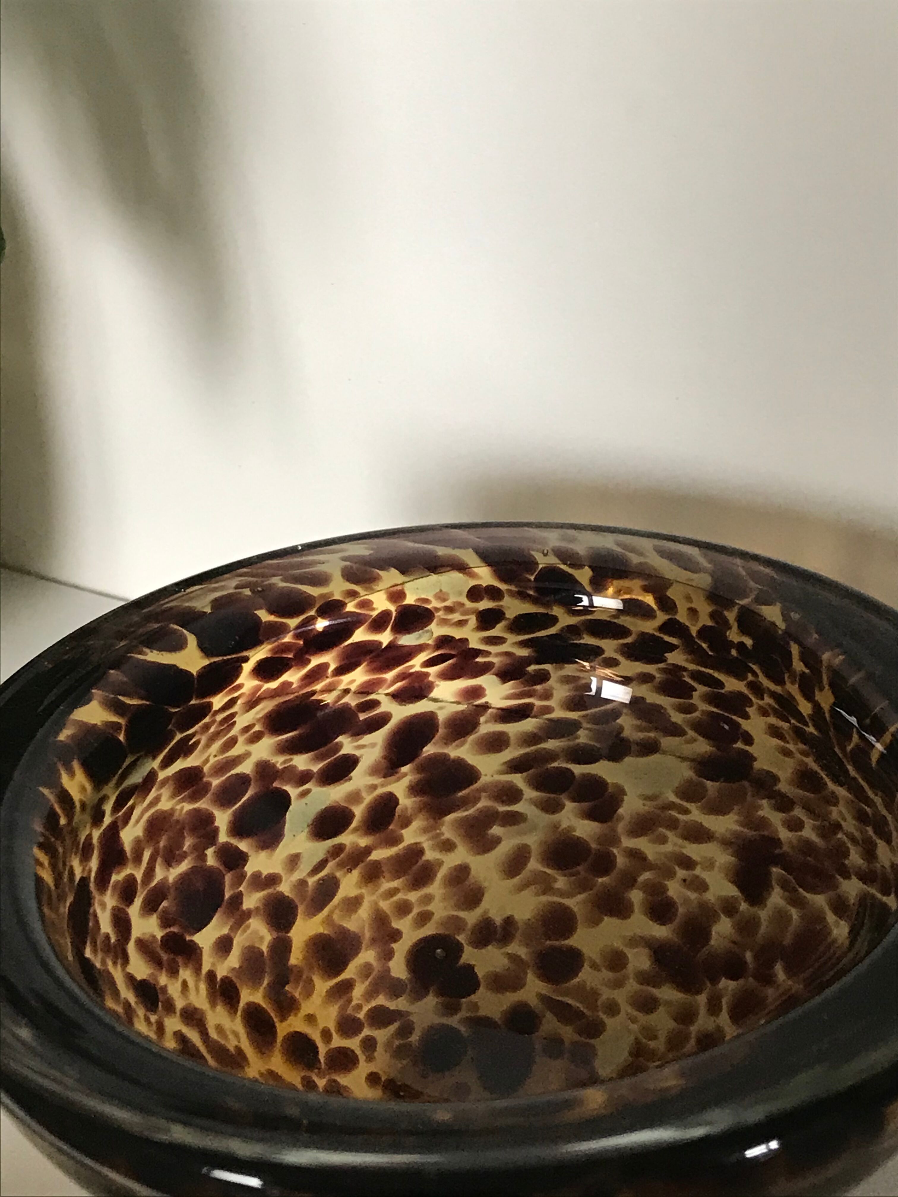 Vintage Murano tortoiseshell ashtray