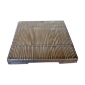 Cheese platter imitation earthenware straw mat