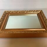Gilded wooden beaded mirror