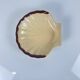 Set of 6 ceramic scallop shells by E. Henry, 1960