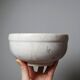 Bowl, empty porch or decorative bowl in vintage 20th-century natural marble.