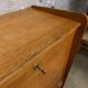 Secretary vintage oak compass feet, 1960s