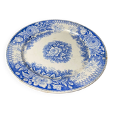 Old Sarreguemines earthenware dish
