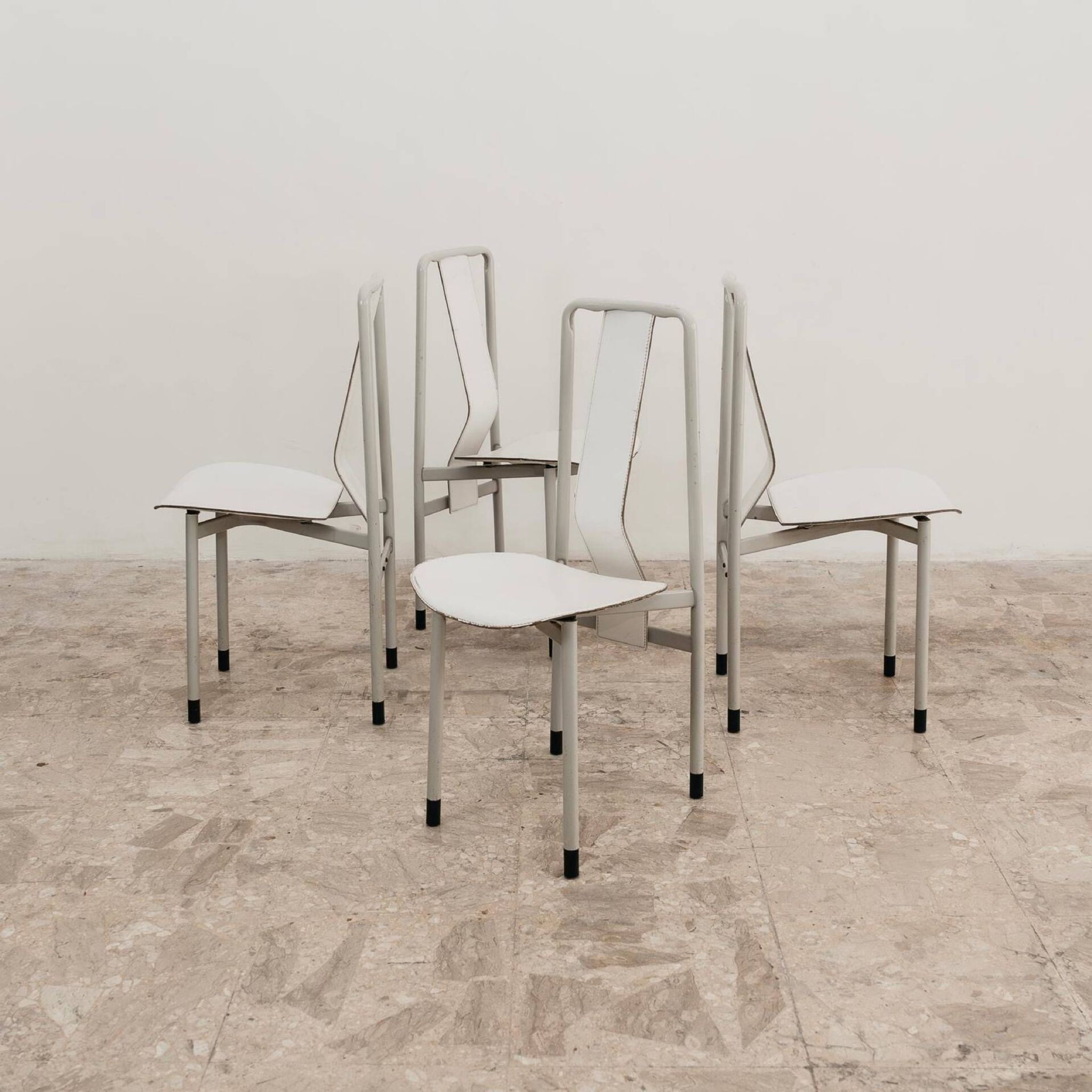 Ensemble de 4 Chaises Mod. Irma, Achille Castiglioni Zanotta  Années 80