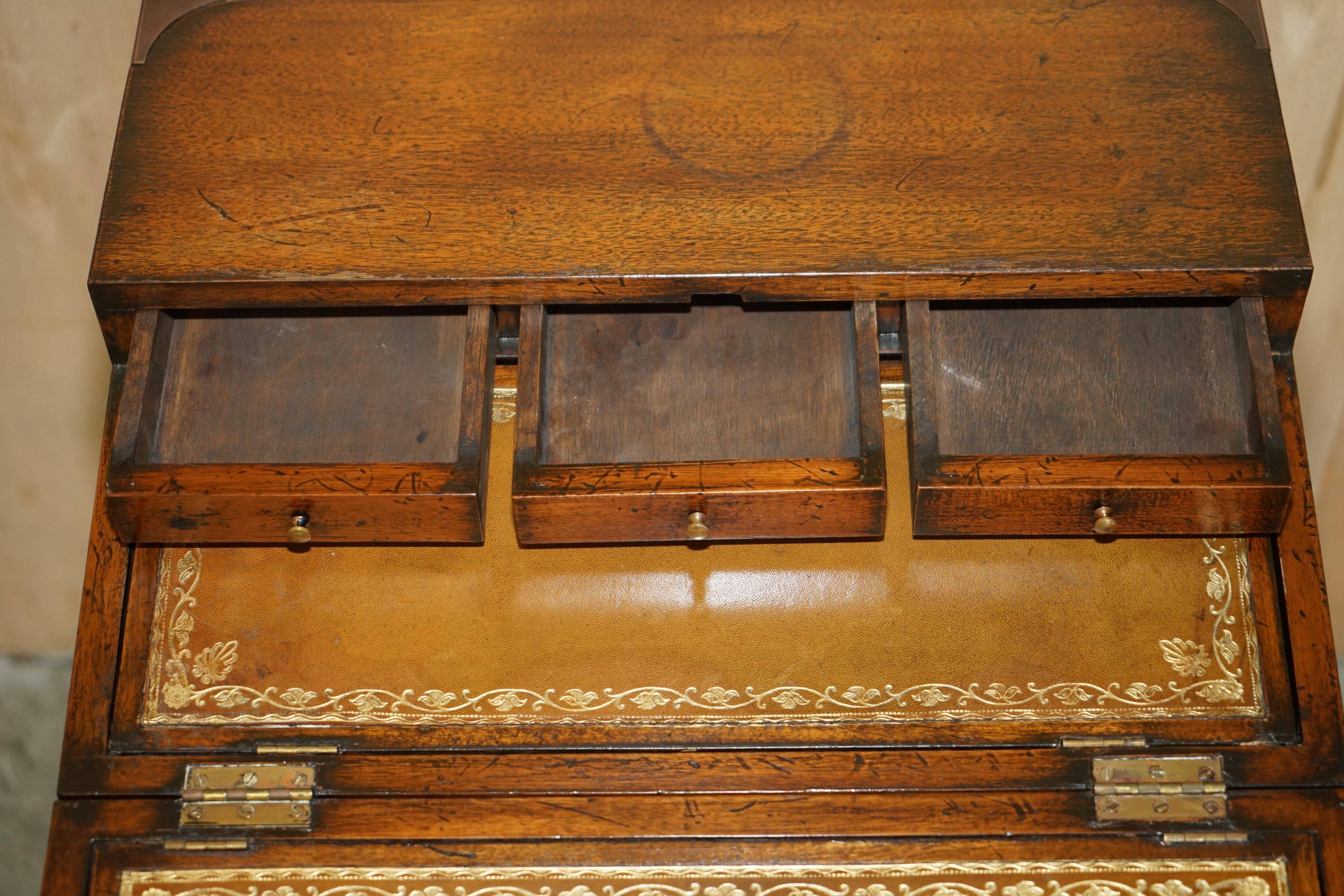 Harrods Kennedy Leather Slope Desk with Drawers