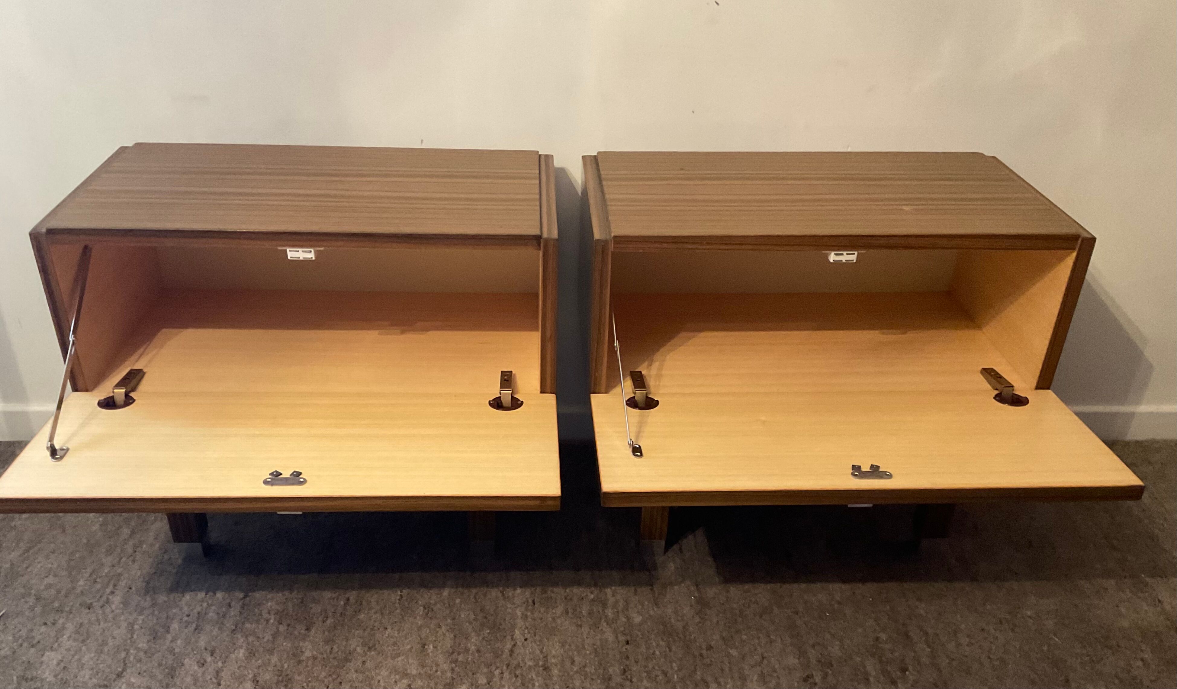 Pair of vintage bedside tables from the 60s-70s