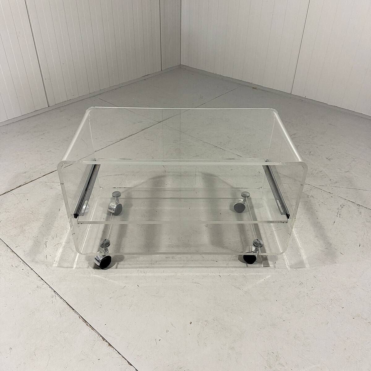 Plexiglass audio rack trolley 1960-70’s