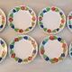 Assiettes plates, faïence de Moselle, Niderviller