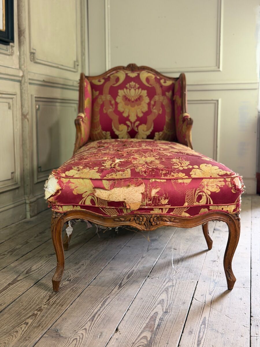 Louis XV meridian in carved wood, 18th century