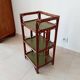 Vintage stand shelf in bamboo and rattan