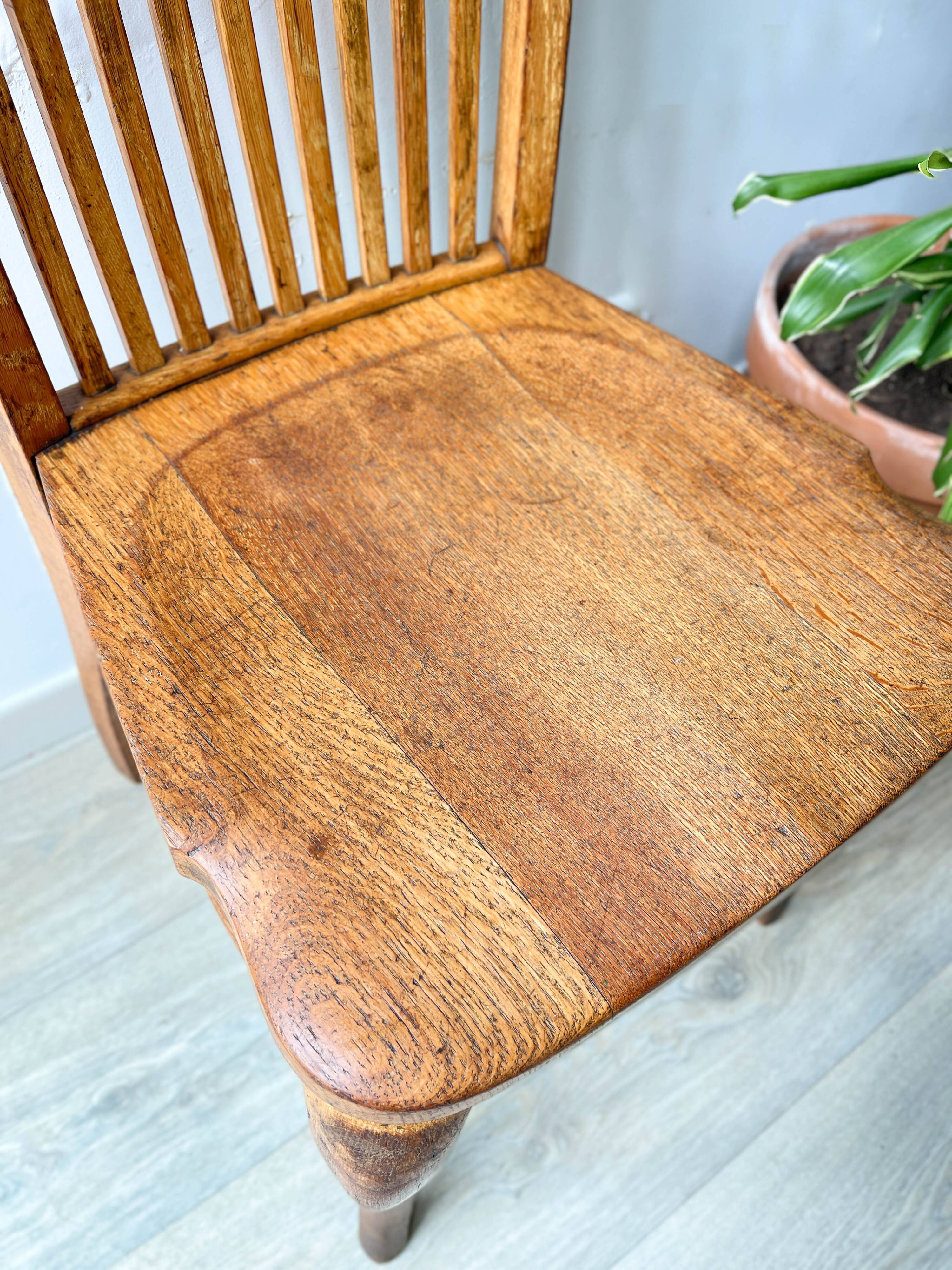 Office chair in solid oak baumann b8 19220/30