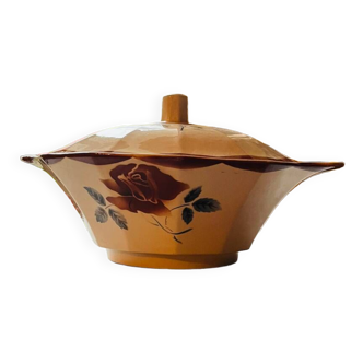 Digoin Sarreguemines earthenware tureen