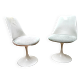 Pair of vintage Tulip chairs, Eero Saarinen