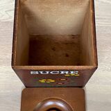 Set of 4 wooden spice jars