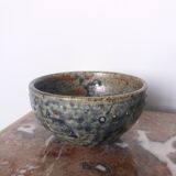 Empty pocket bowl in stoneware signed CG
