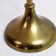 Double brass candle holder