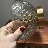 Vintage globe wall light
