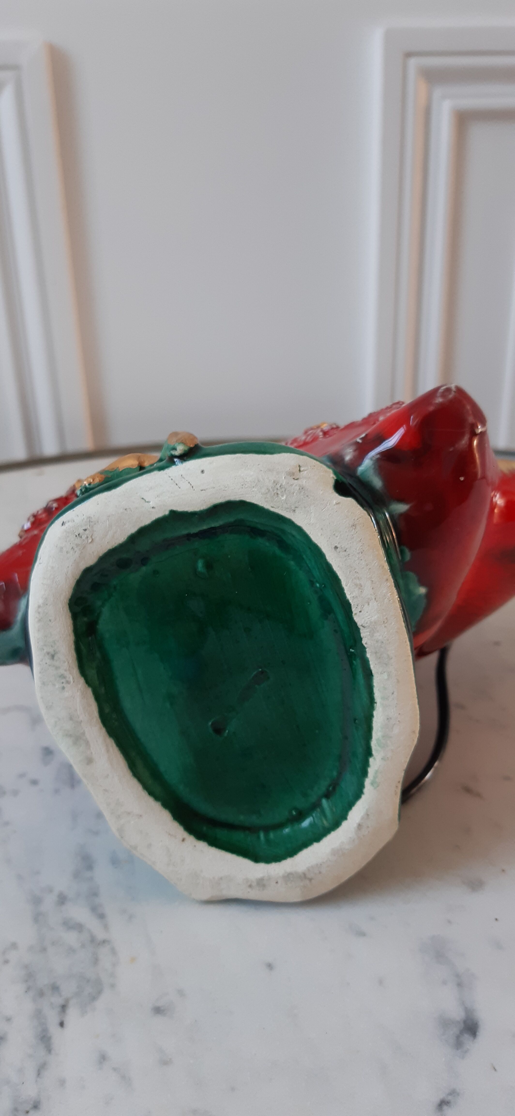 Starfish lamp Vallauris signed 60s-70s