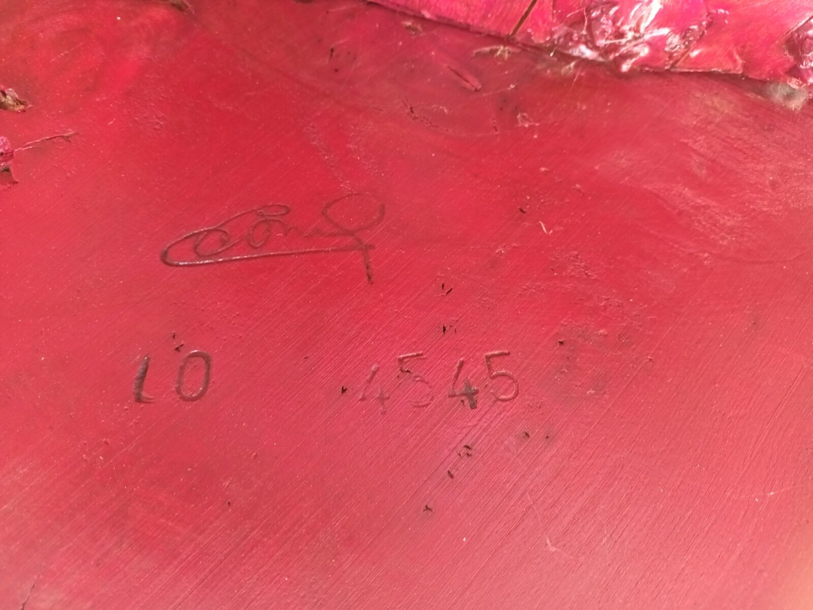 Brutalist coffee table magnifying elm