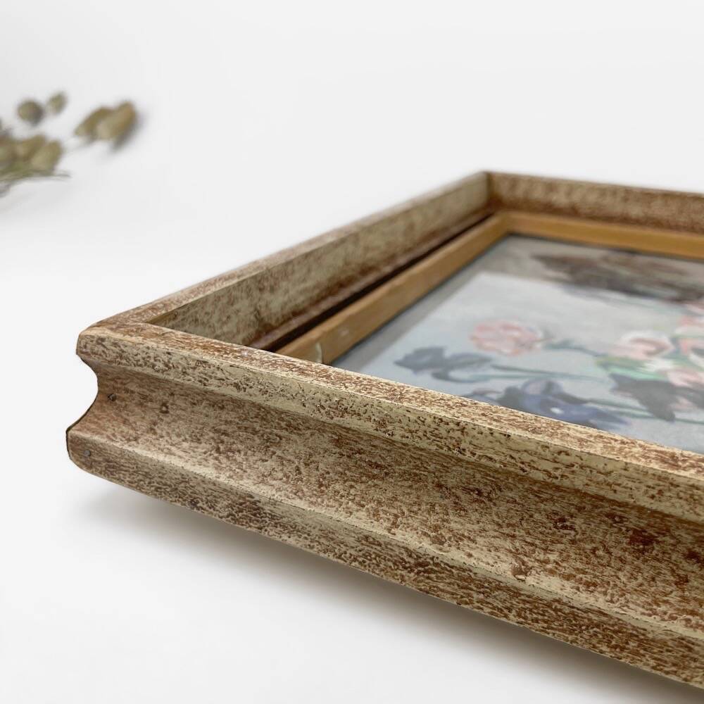 Pastel still life of iris and carnations