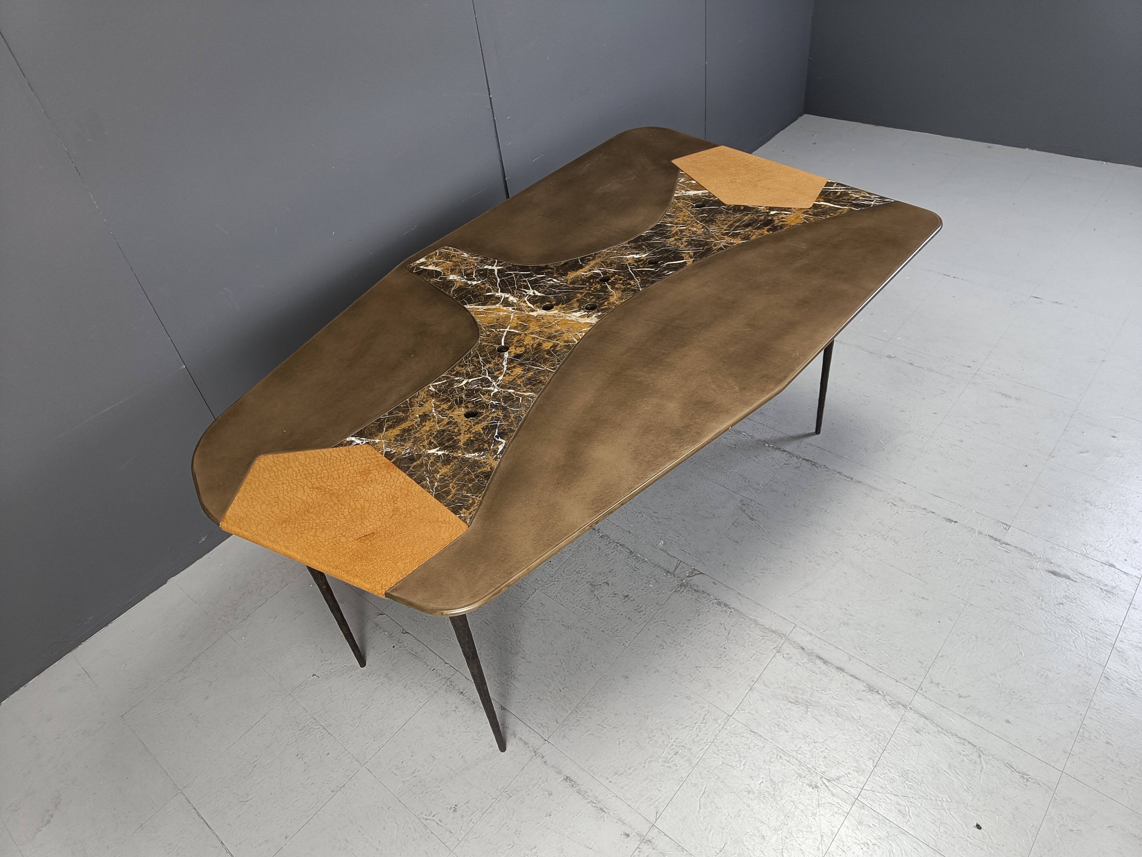 Hand made design dining table, 1990s
