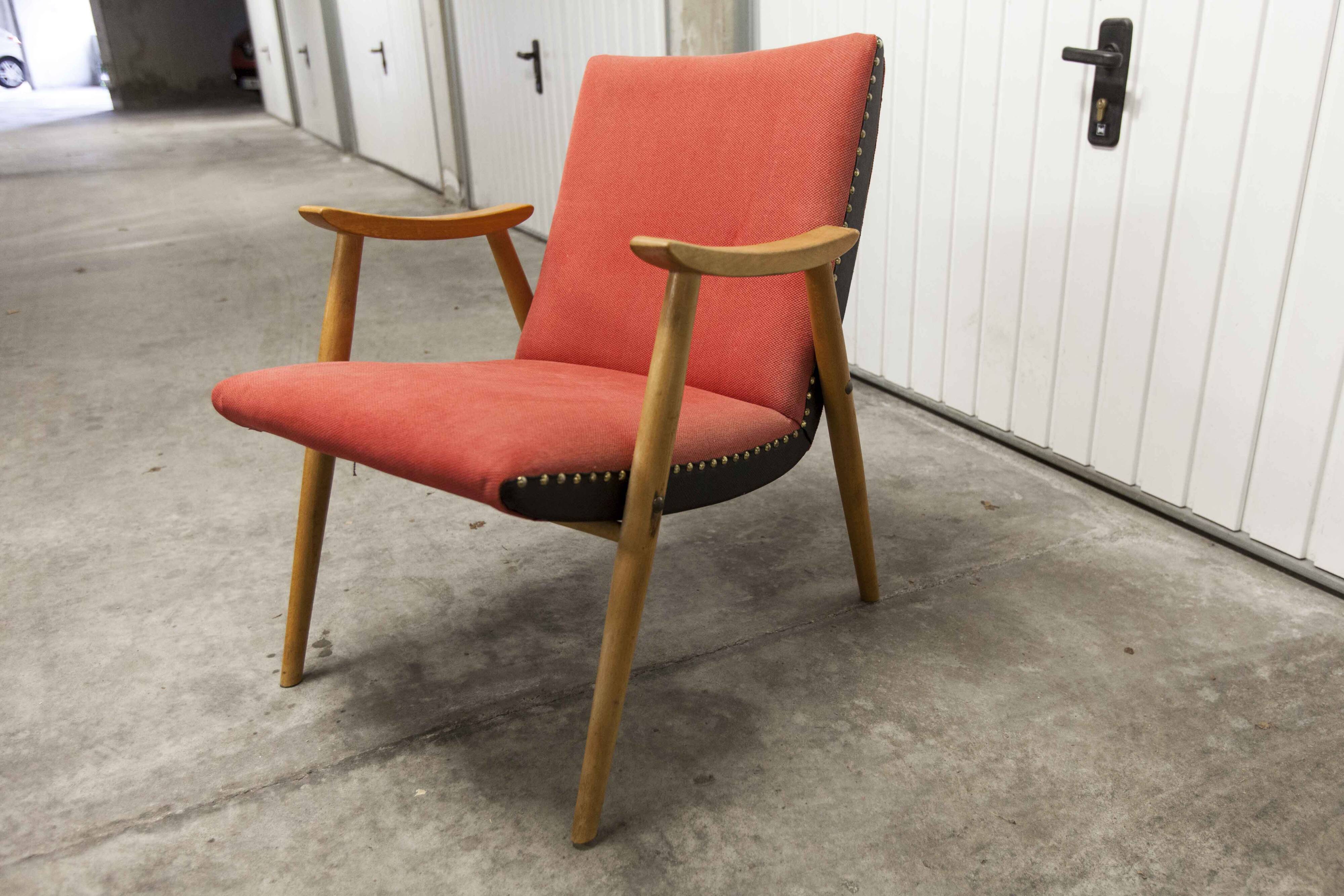 Scandinavian rockabilly armchair 1950s